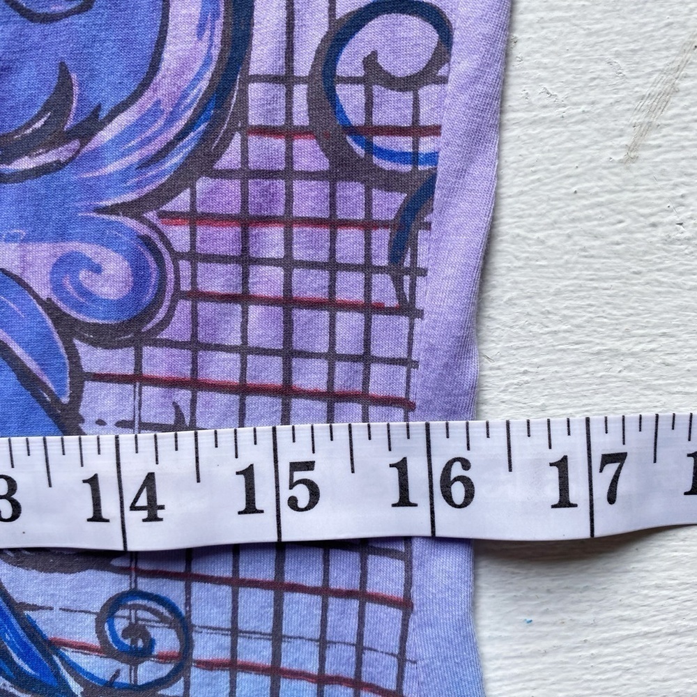 Bambooco Blue and Purple Tie Dye Midi Dress with Embellishments - Picture 10 of 14